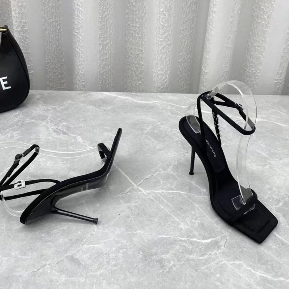 ALEXANDER WANG BLACK Nylon Sandal
